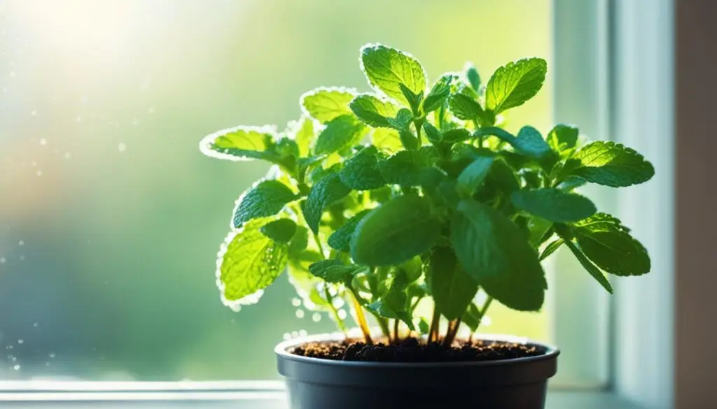 growing mint