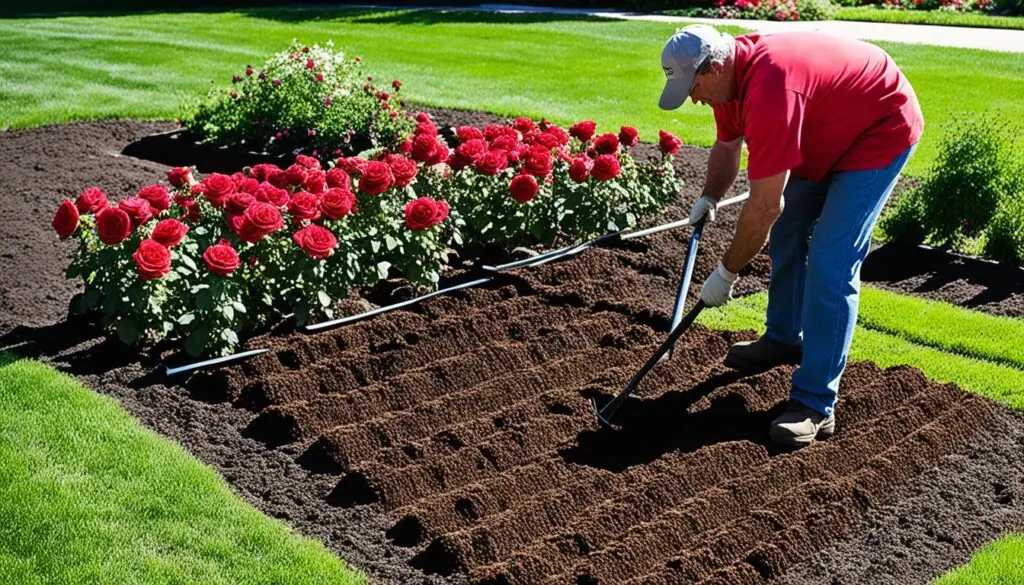 rose planting site preparation