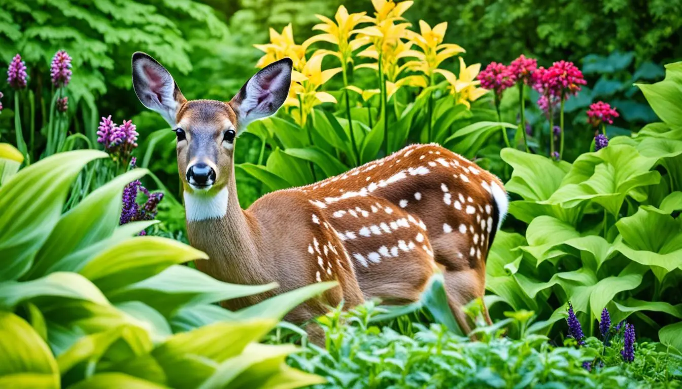 Deer eating my Hosta