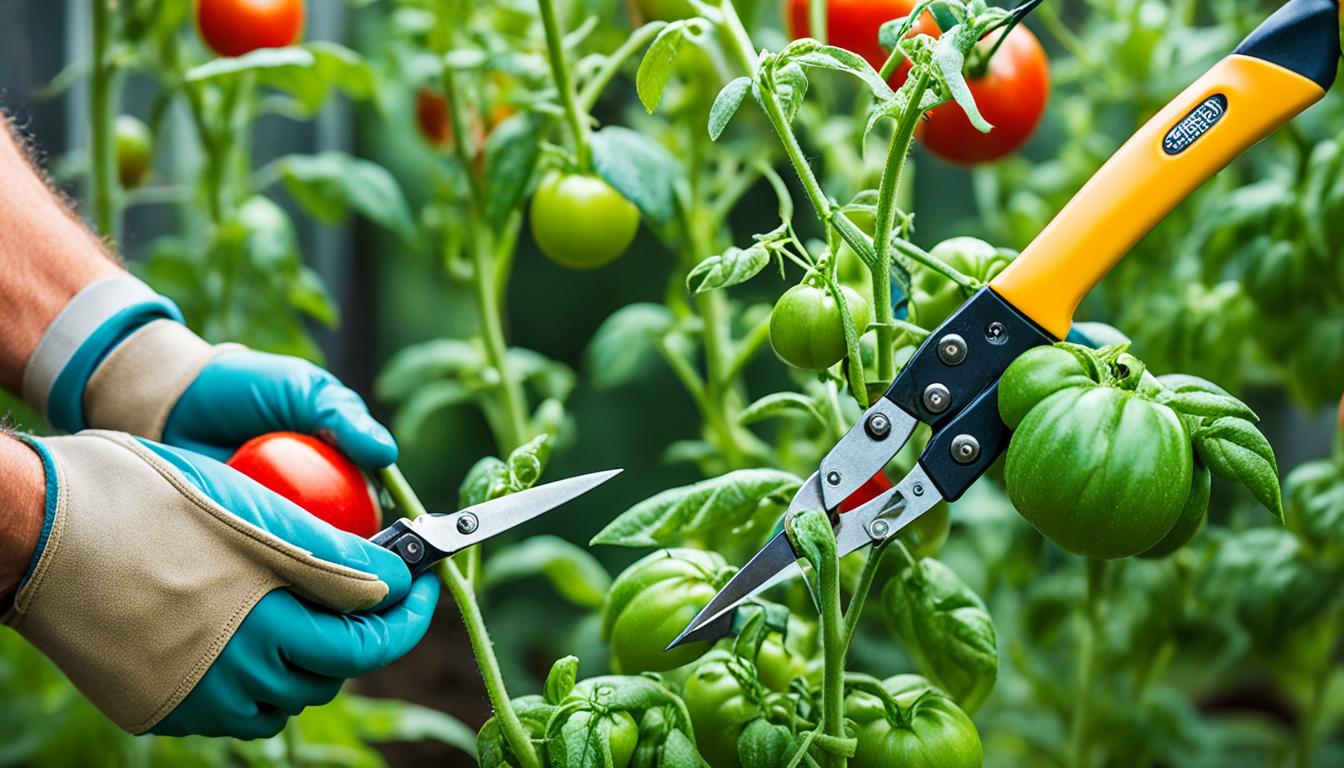 Pruning and Staking Big-Boy Tomatoes for Maximum Yield