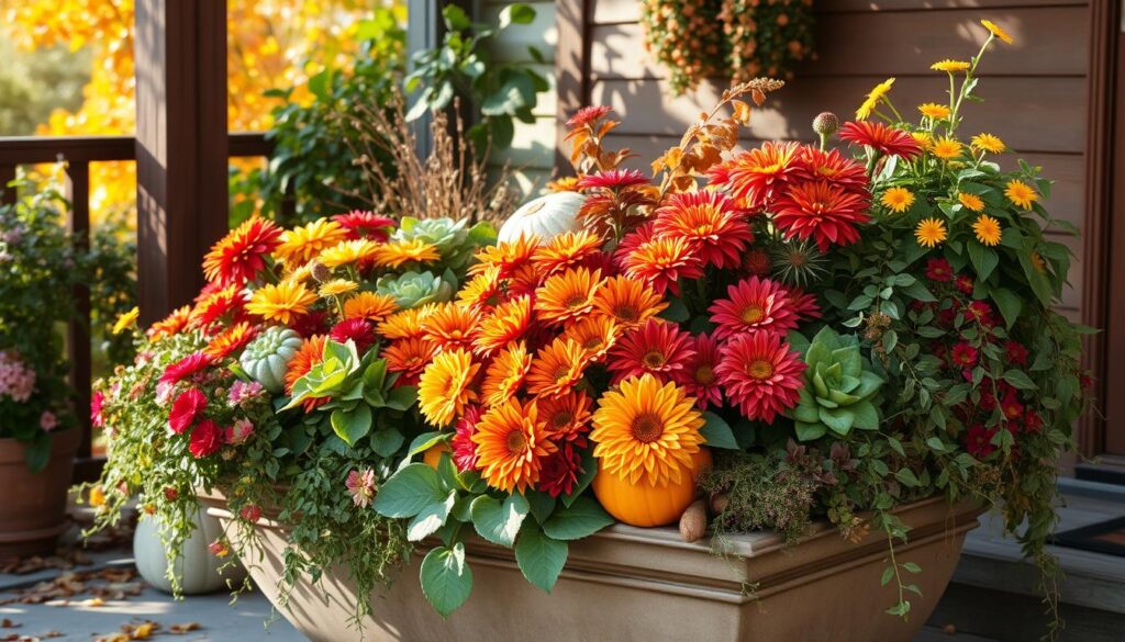 fall container garden