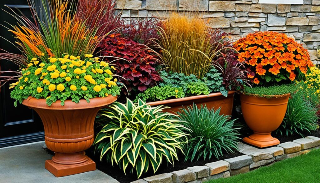 fall container garden