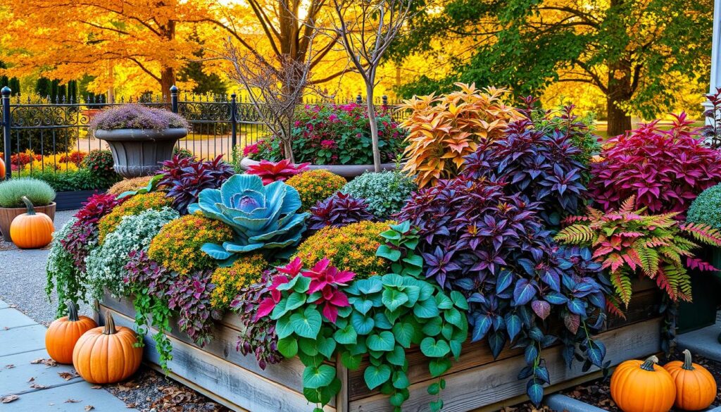 fall container gardening