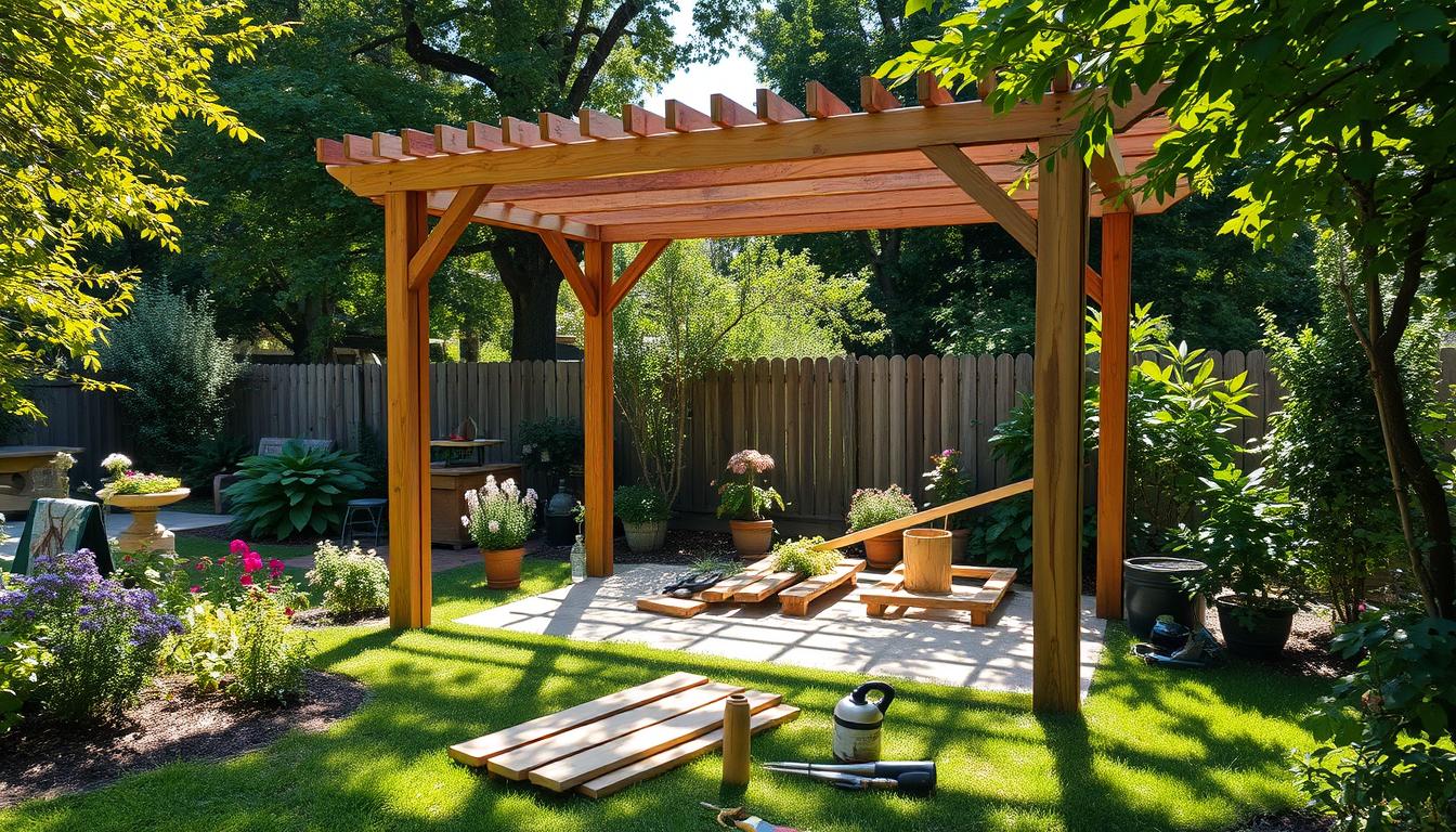 Building a Wooden Arbor for Your Backyard