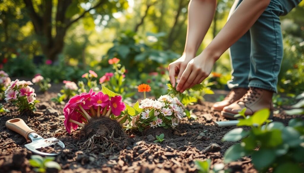 Dividing perennials