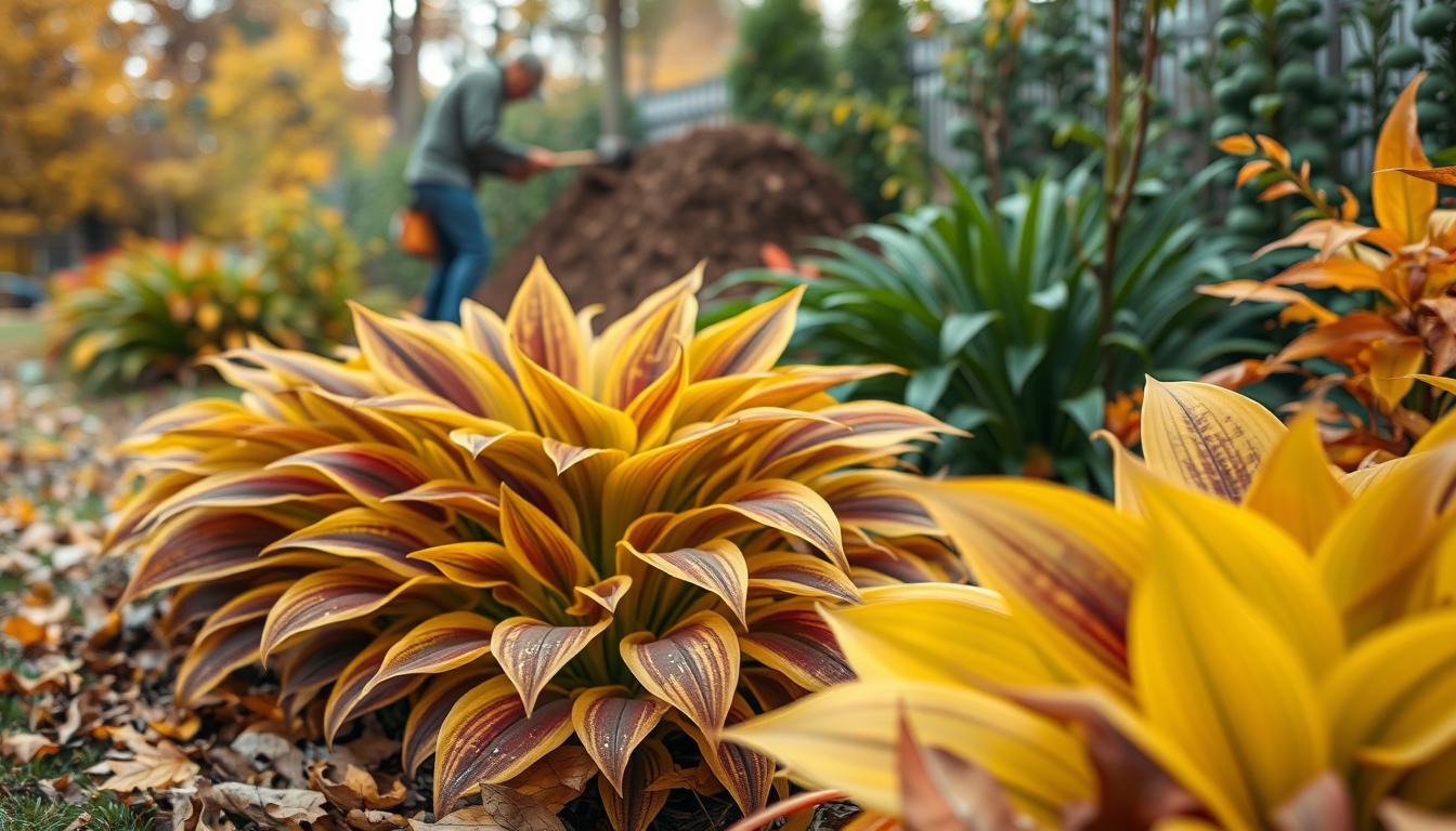 Fall hosta care