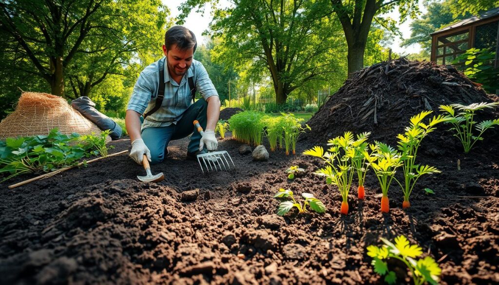 Improving garden soil