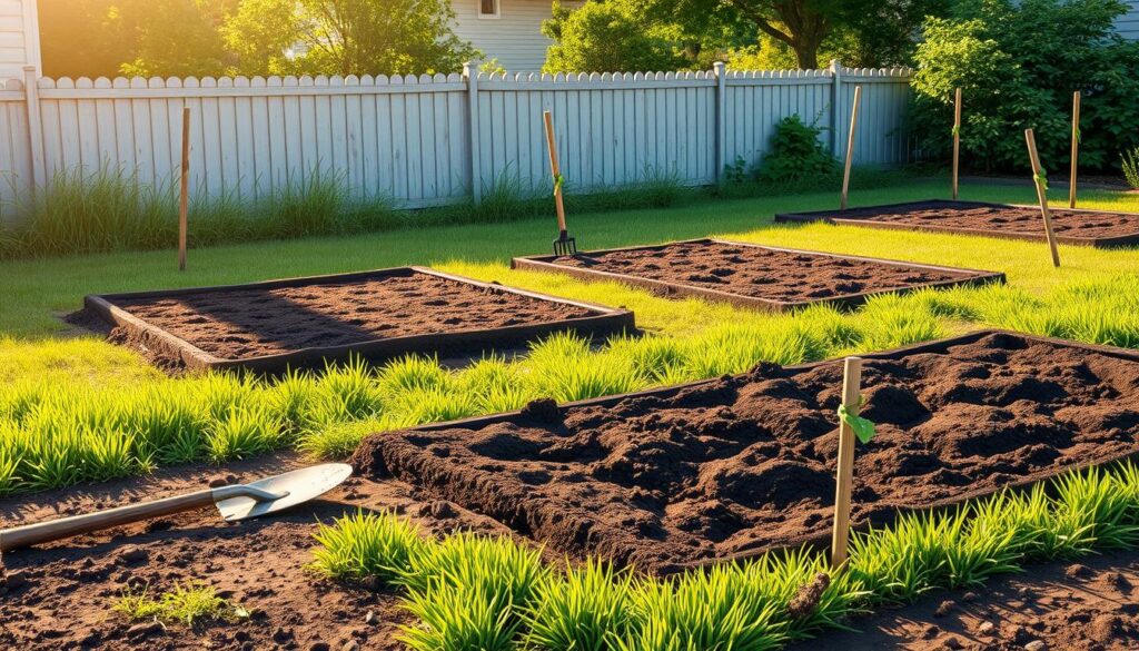 Preparing the ground