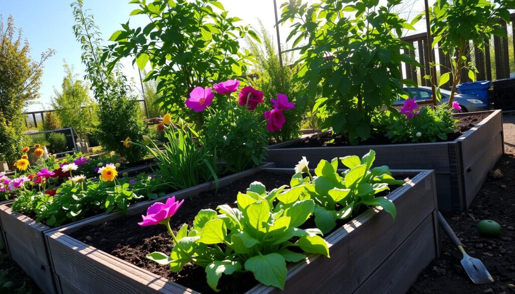 Raised garden beds