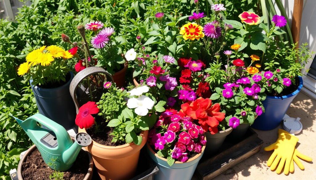 container garden care