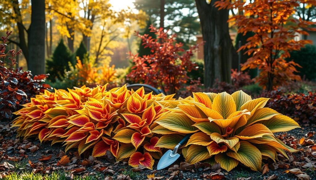 fall hosta care