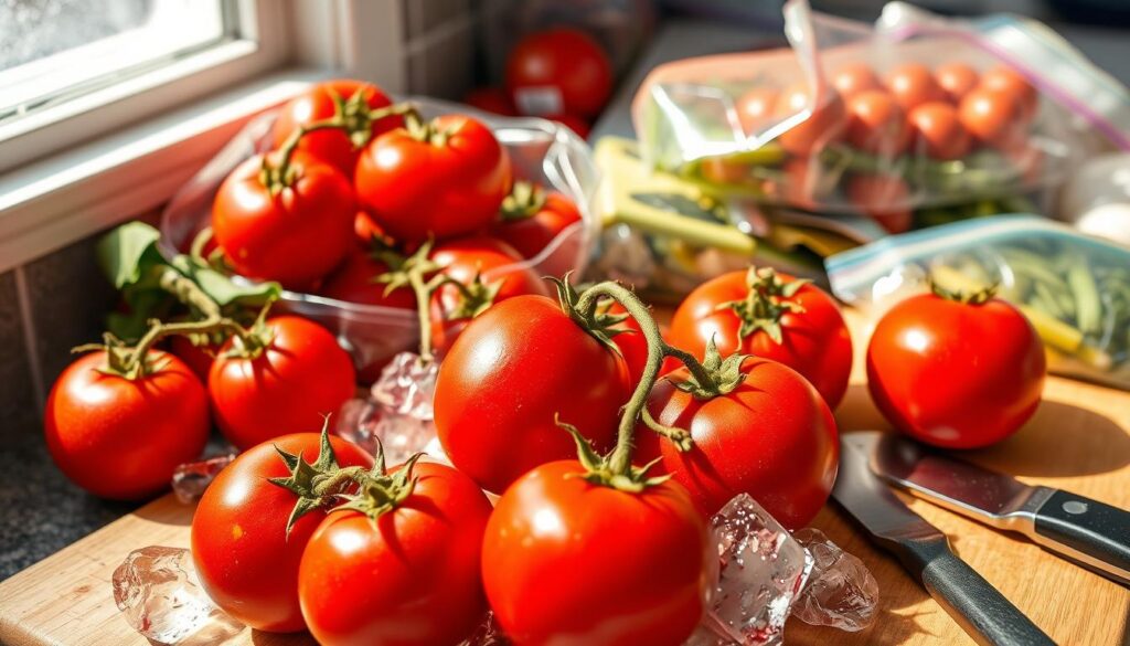 freezing big boy tomatoes