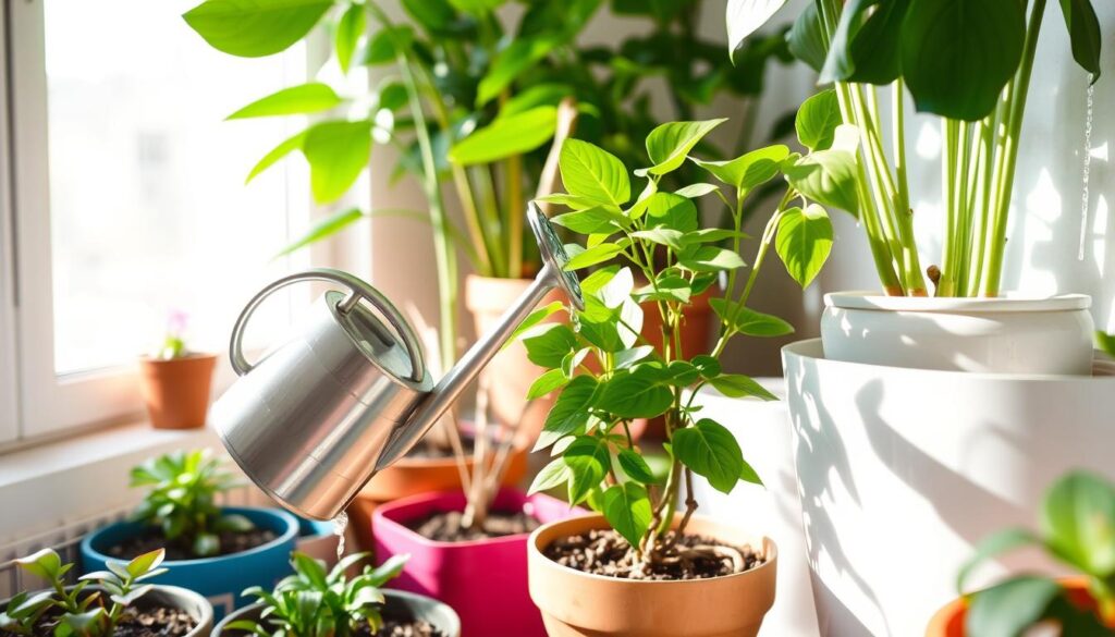 houseplant watering