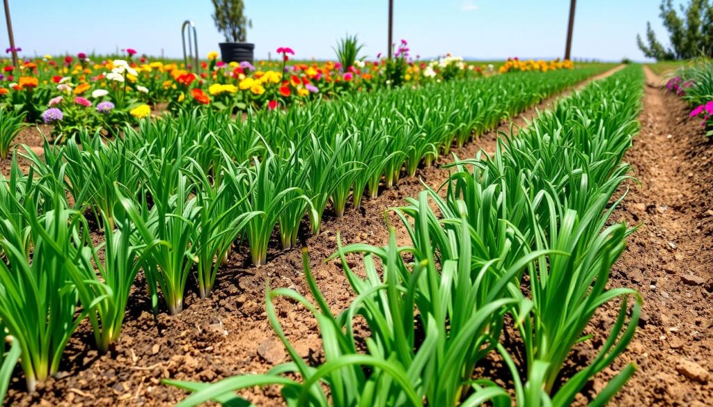 intensive onion planting