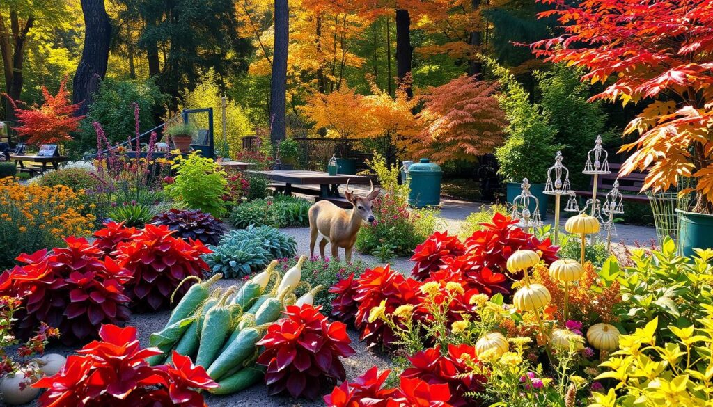 Keeping Garden safe from deer in the fall and winter