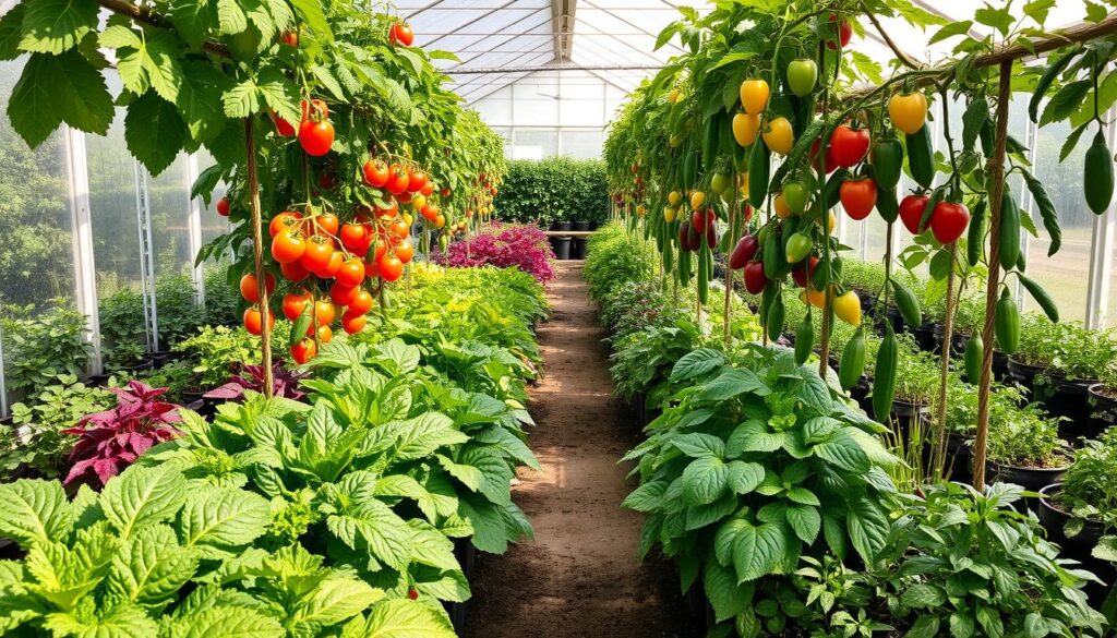 greenhouse vegetables