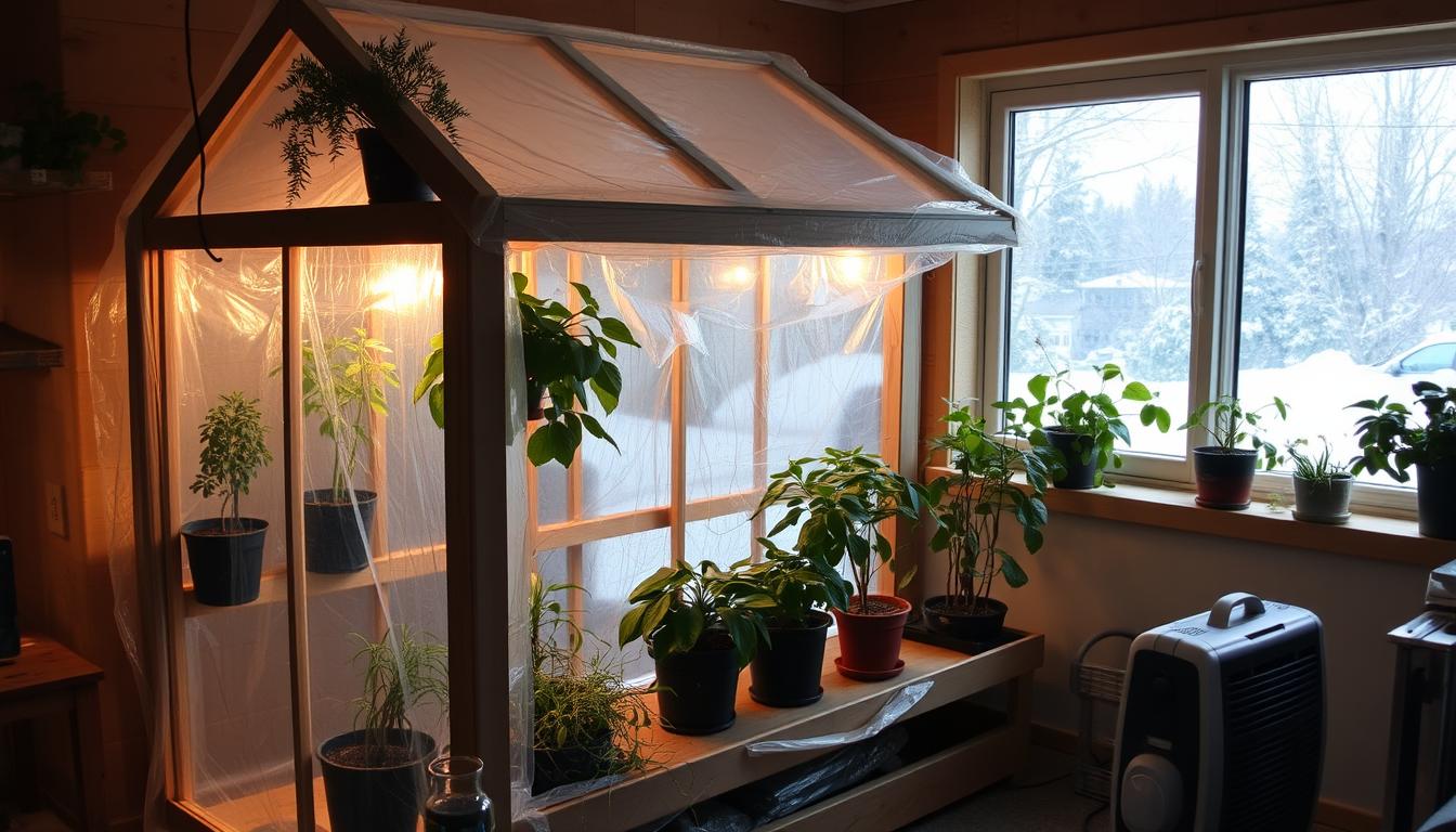 "Creating a DIY Winter Greenhouse for Your Indoor Plants"