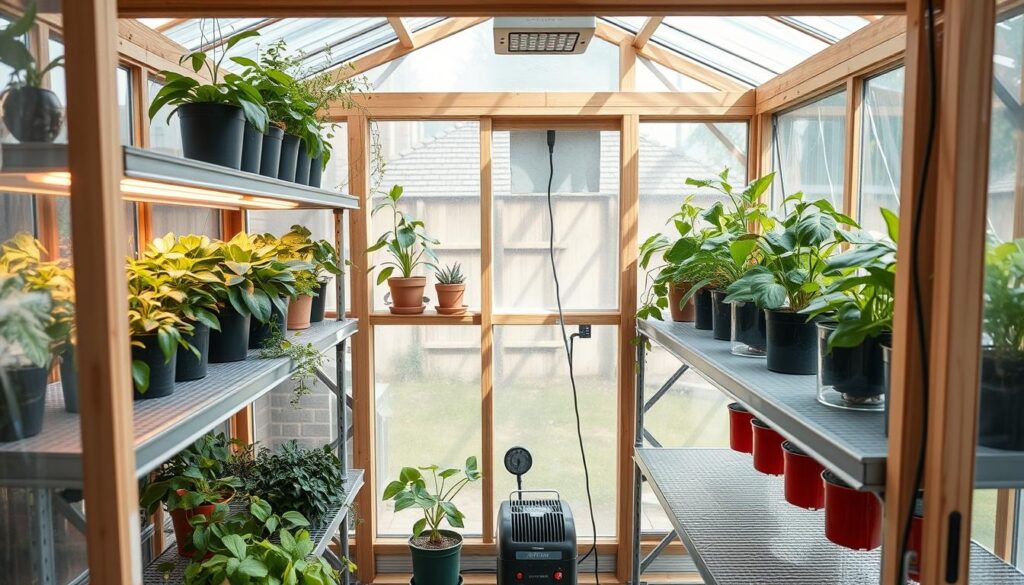 DIY Indoor Winter Greenhouse Setup