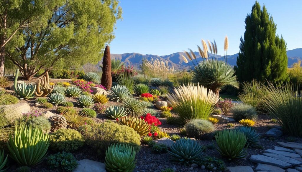 Low-maintenance garden