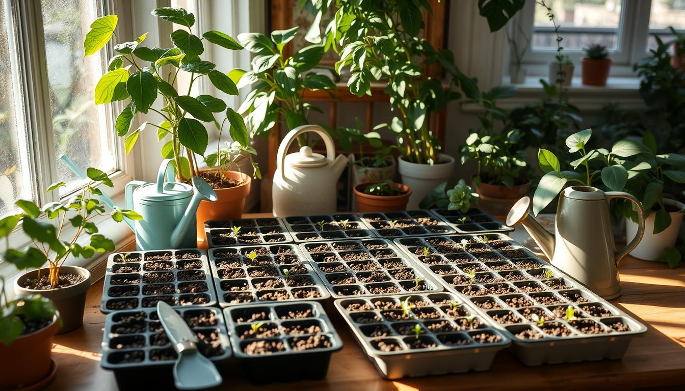 Starting seeds indoors