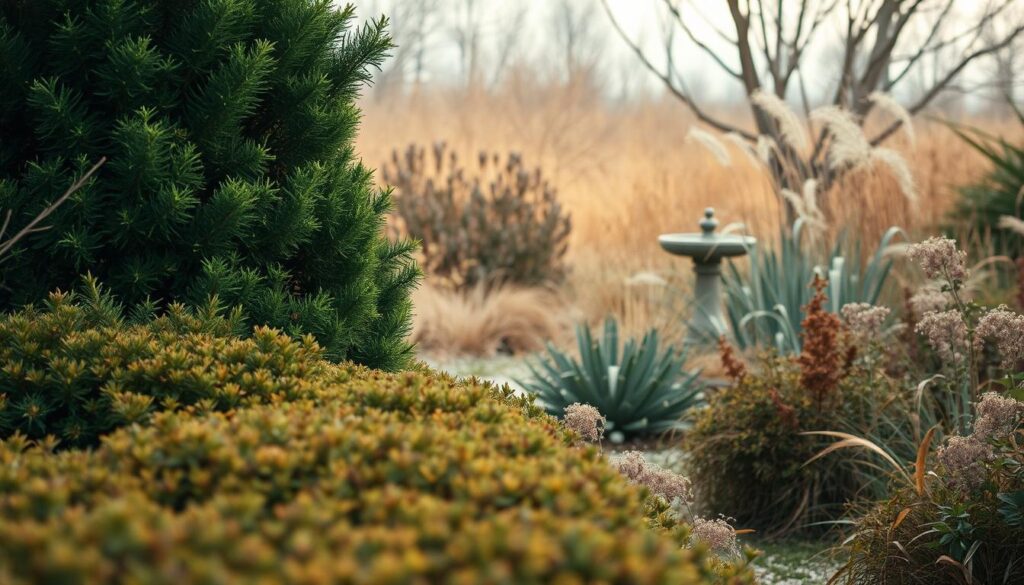 bird-friendly landscaping late winter