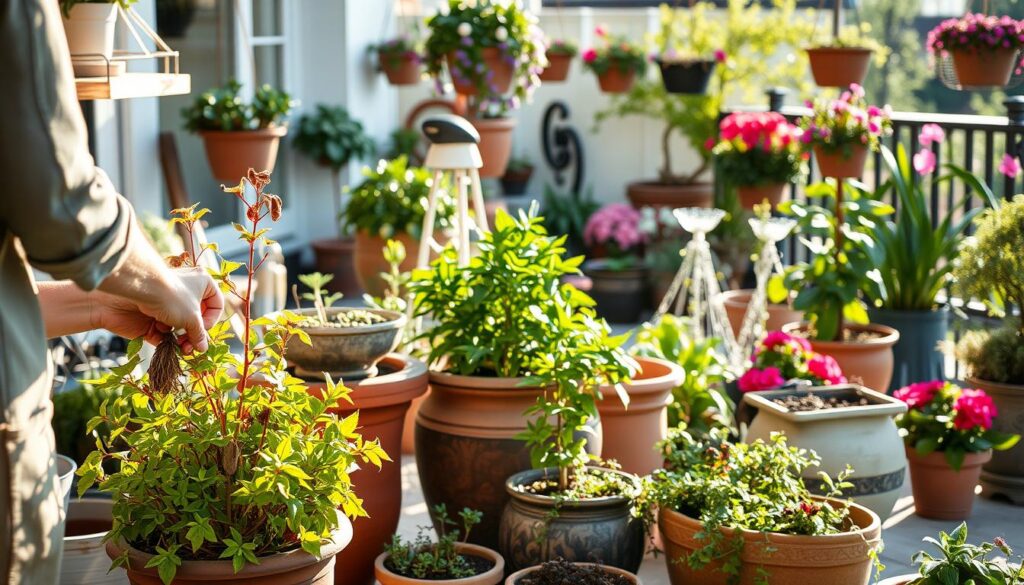 container garden maintenance