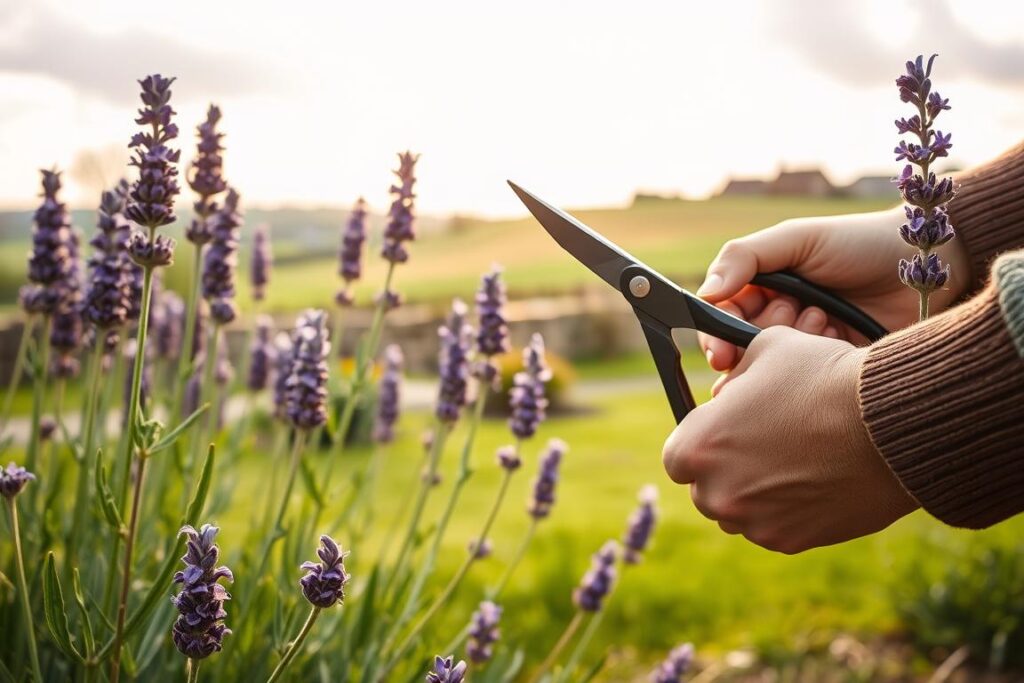 Pruning Lavender in the spring