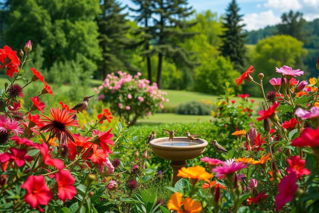 creating a hummingbird-friendly environment