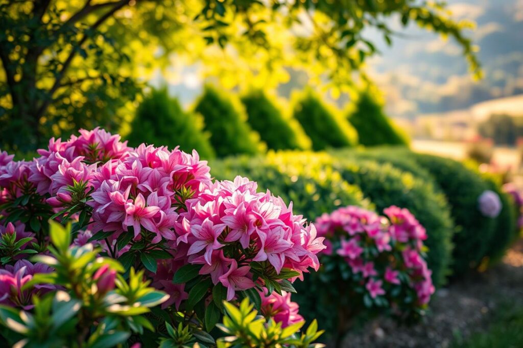 spring garden shrubs