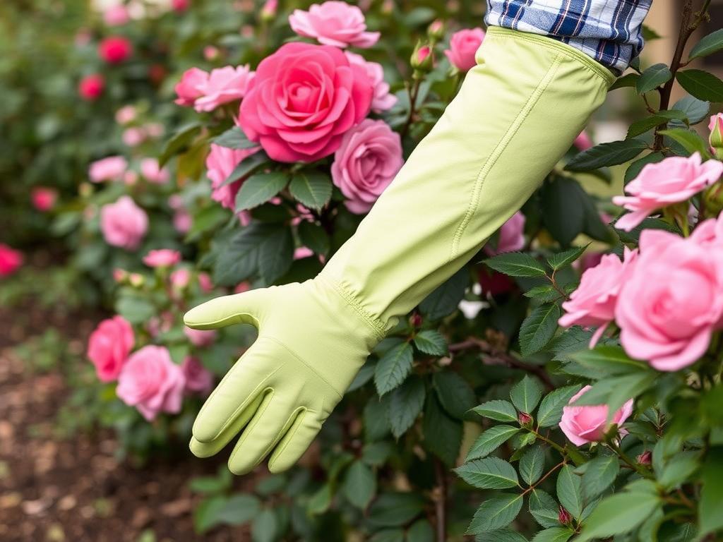 Magid Handmaster Extra Long Garden Gloves with 18-inch gauntlet protecting arms from thorns - Garden Gloves 2025 Buyers Guide