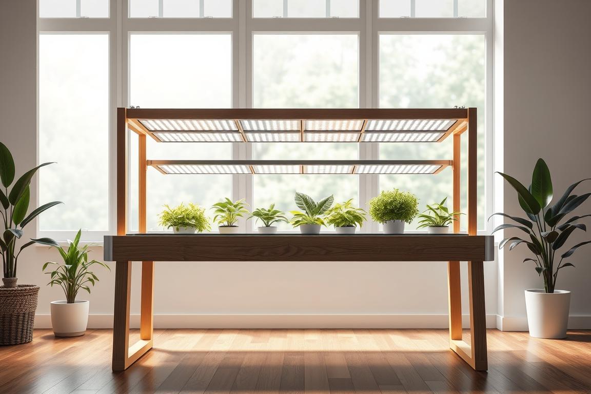 How to Build a  Indoor Grow-Light Table