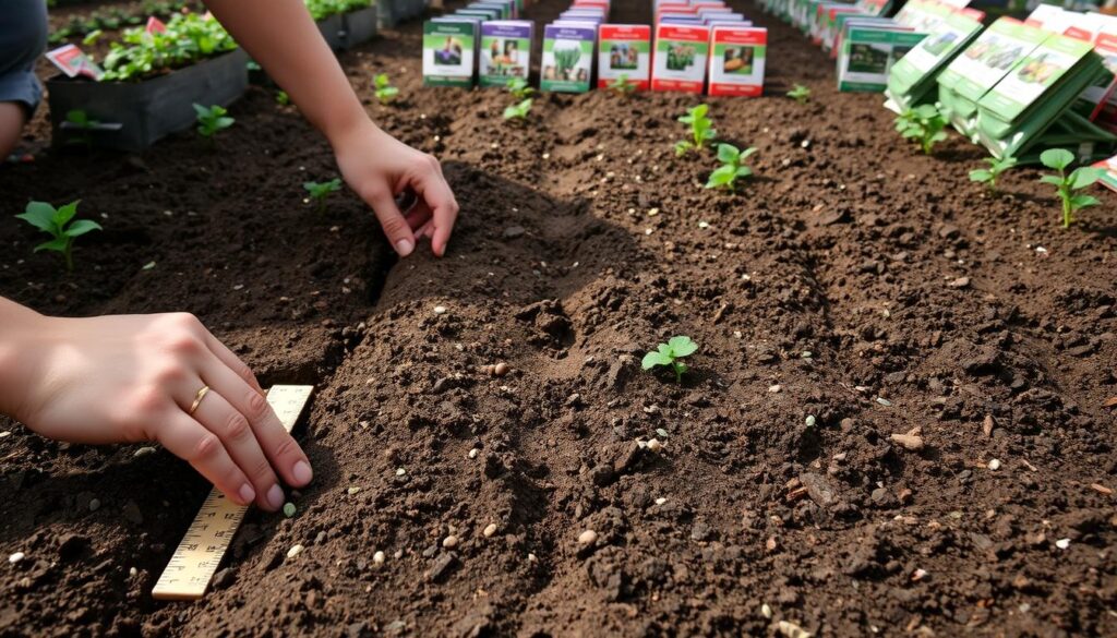 seed sowing depth techniques