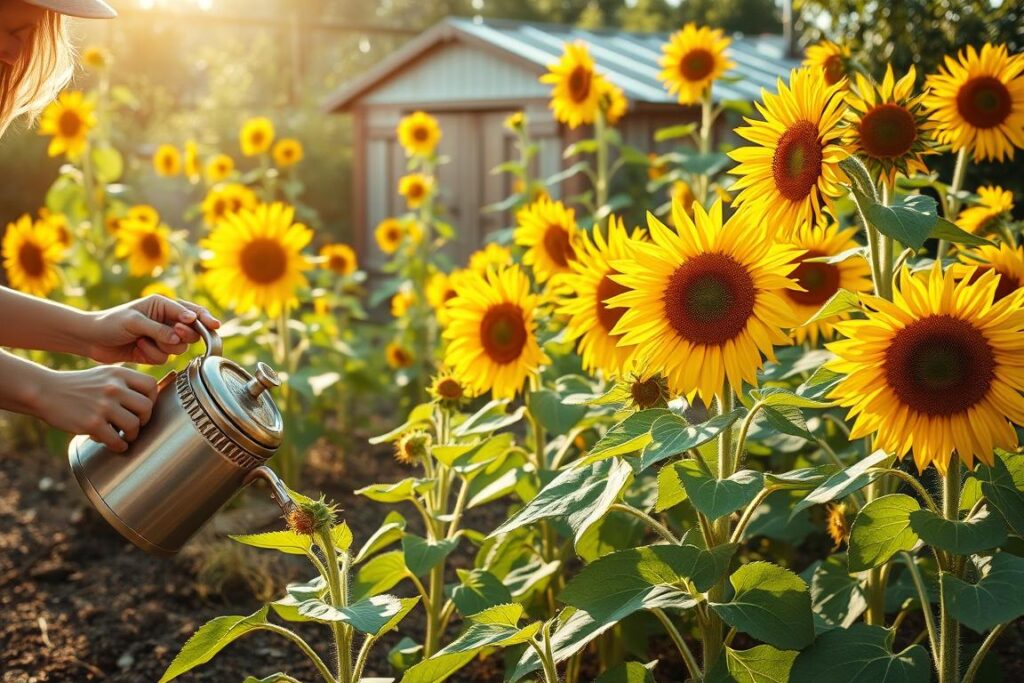 sunflower care