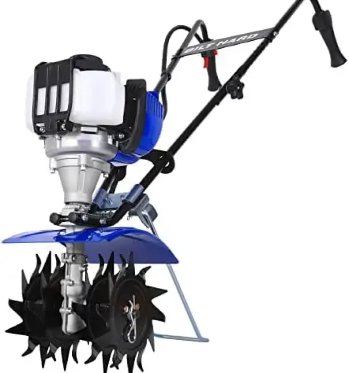 BILT HARD Gas Tiller, 38cc 4-Stroke Garden Cultivator Gas Powered