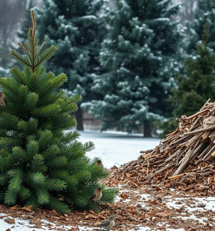 “From Tree to Mulch: Sustainable Christmas Tree Disposal Options”