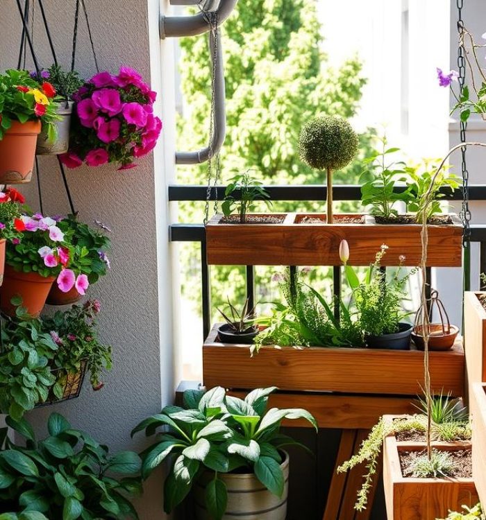 Creative Planter Ideas for Small Balconies and Patios