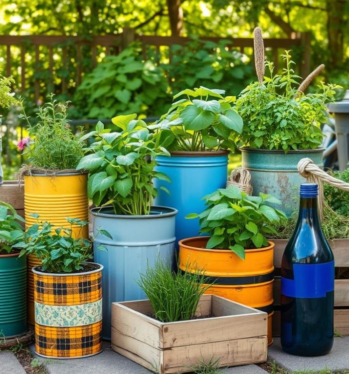 DIY Container Gardening Ideas Using Recycled Materials