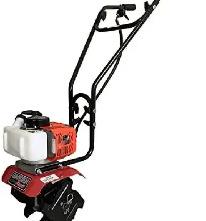 GardenTrax Mini Tiller Cultivator Powerful 33cc 2-Cycle Engine