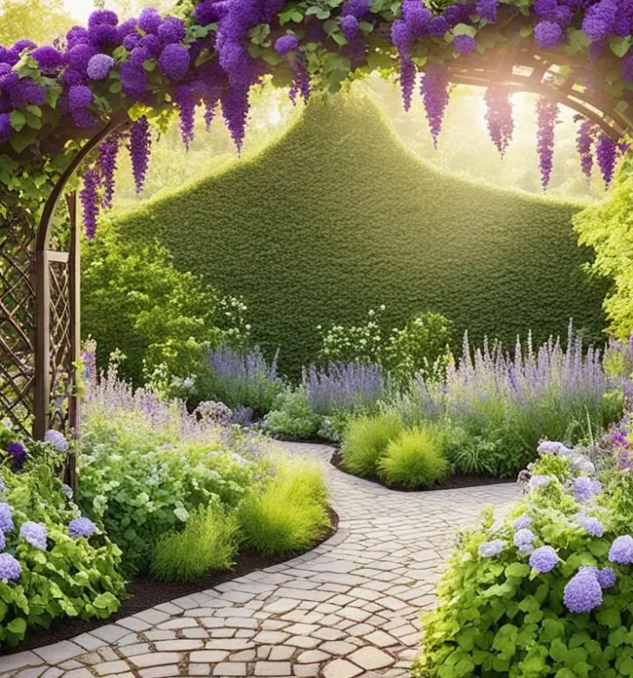 Purple Flower Vines: Beautify Your Garden With Ease