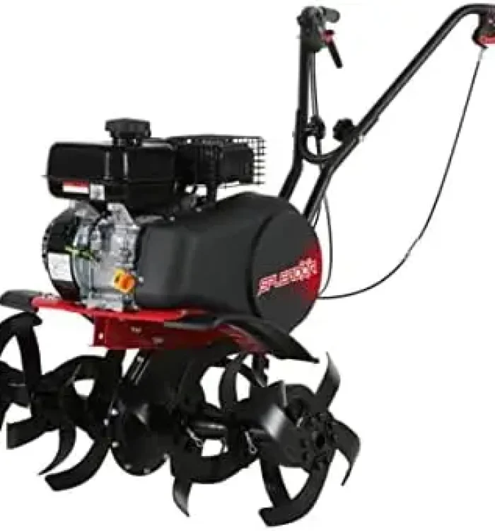 SPLENDOR Gas Powered Tiller 4 Cycle Engine 212CC Working Width